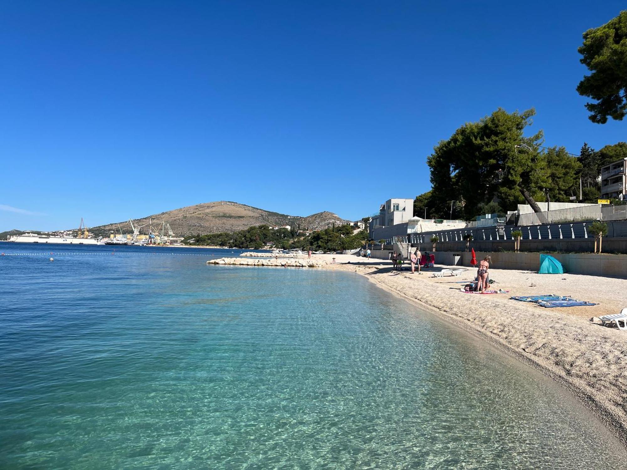 Apartments Villa Mirella 20 M From The Sea - Free Parking Trogir Exterior photo
